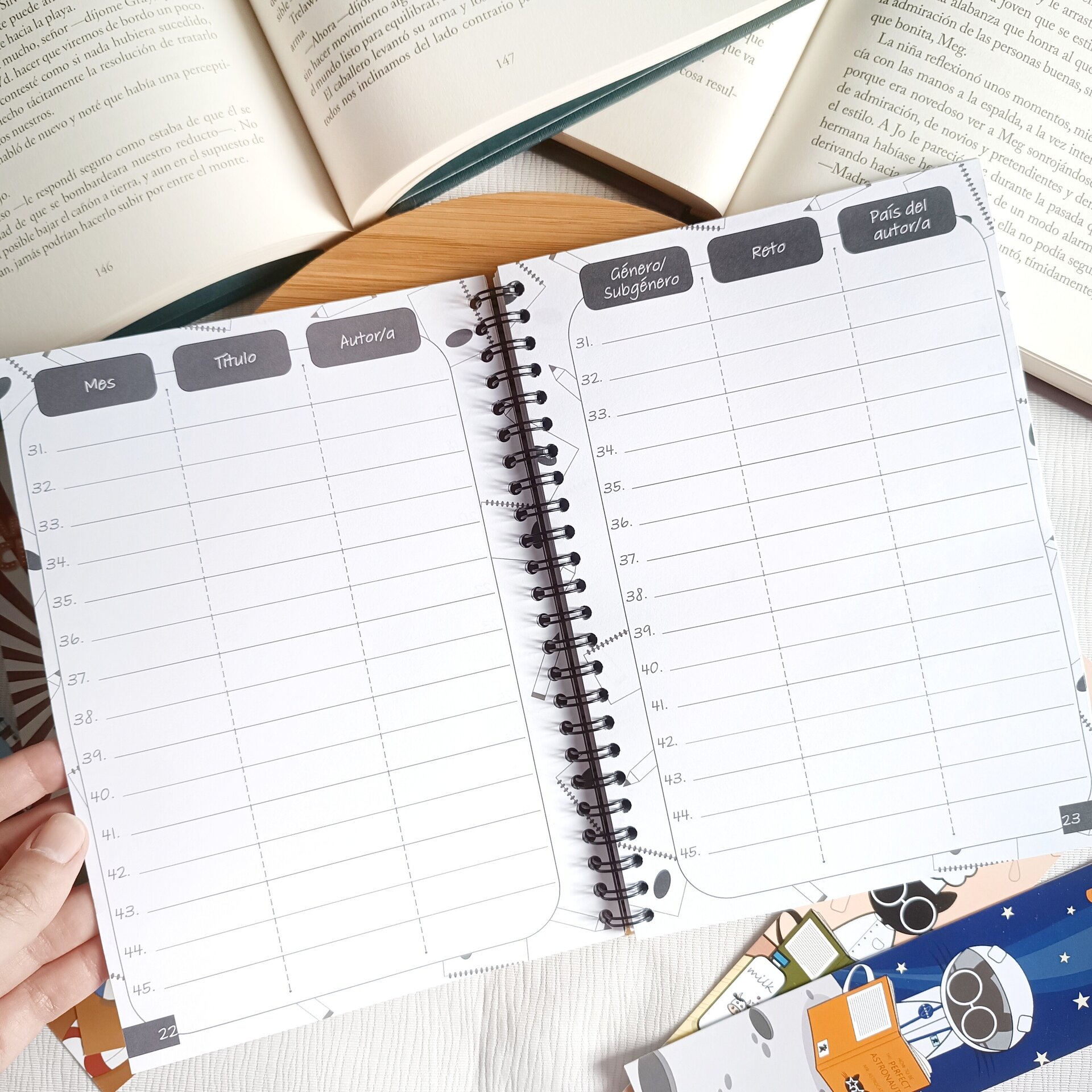 Cuaderno de lectura - Registra tus libros y aventuras literarias - 5