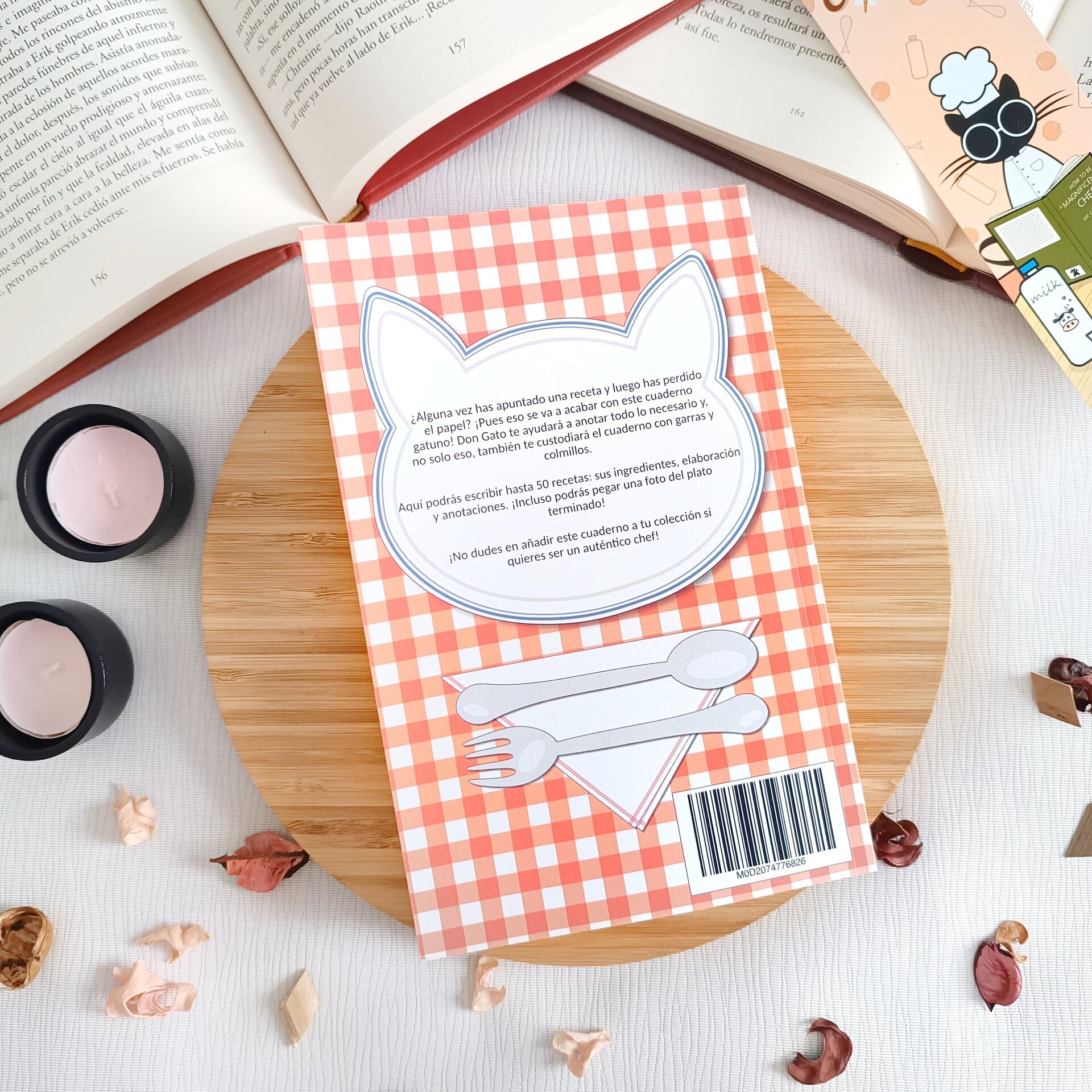Cuaderno de recetas gatuno - Anota tus recetas favoritas con estilo felino - 4