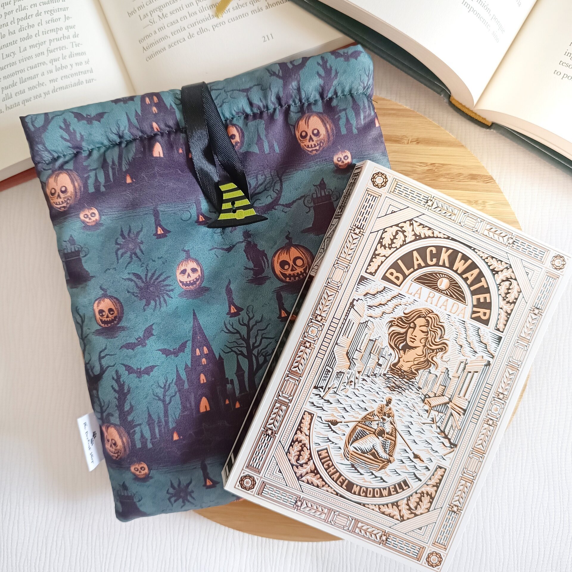 Funda de libro - Diseño Halloween con motivos espeluznantes - 6
