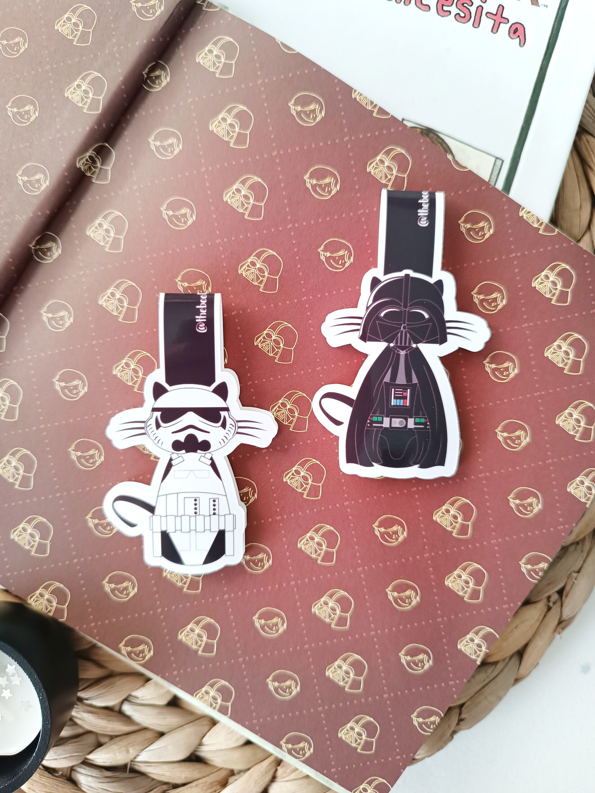 Marcapáginas gatitos Jedi - Con personajes galácticos - 5