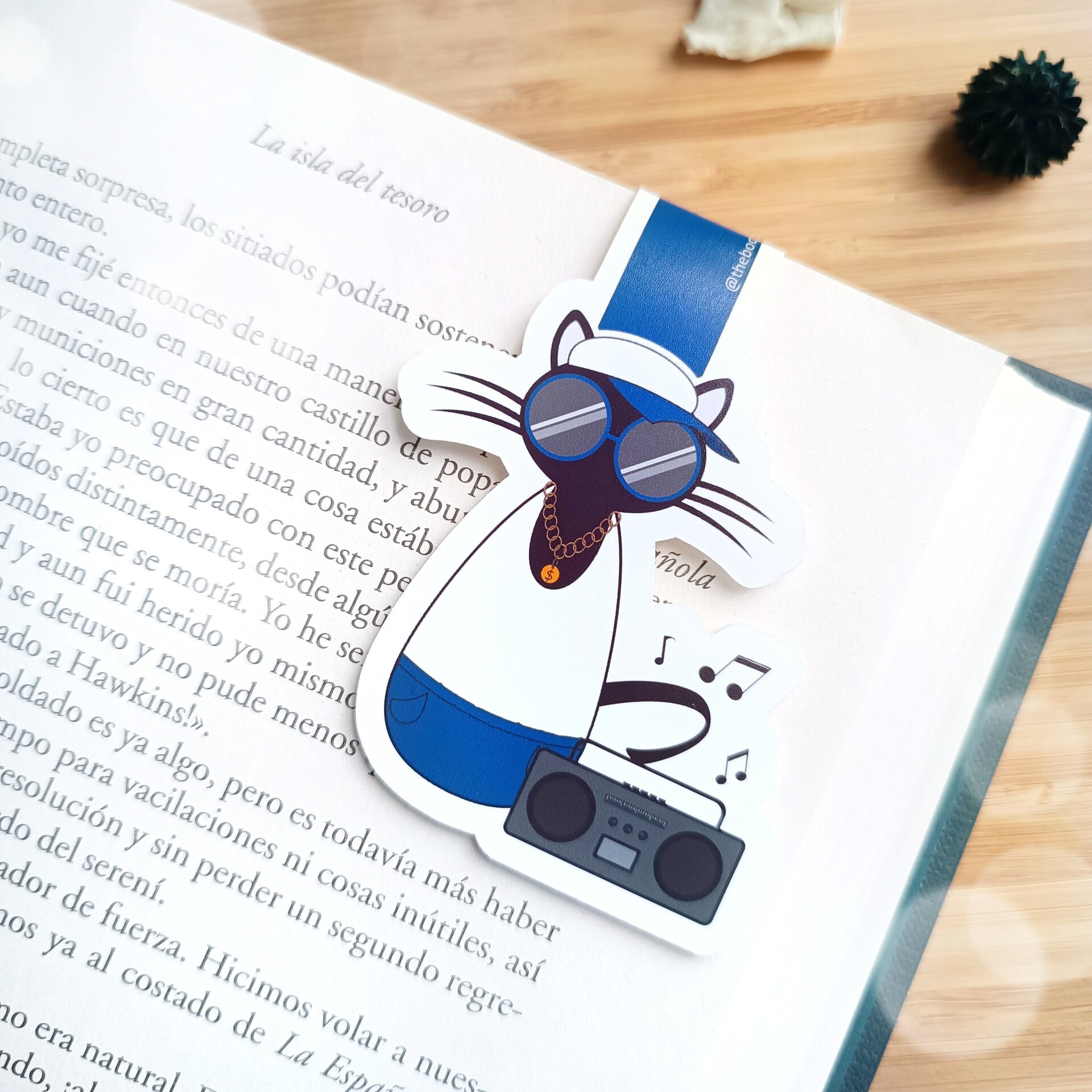 Lectura, sol y gatitas pin-up - Marcadores magnéticos para un verano muy bookcat - 7