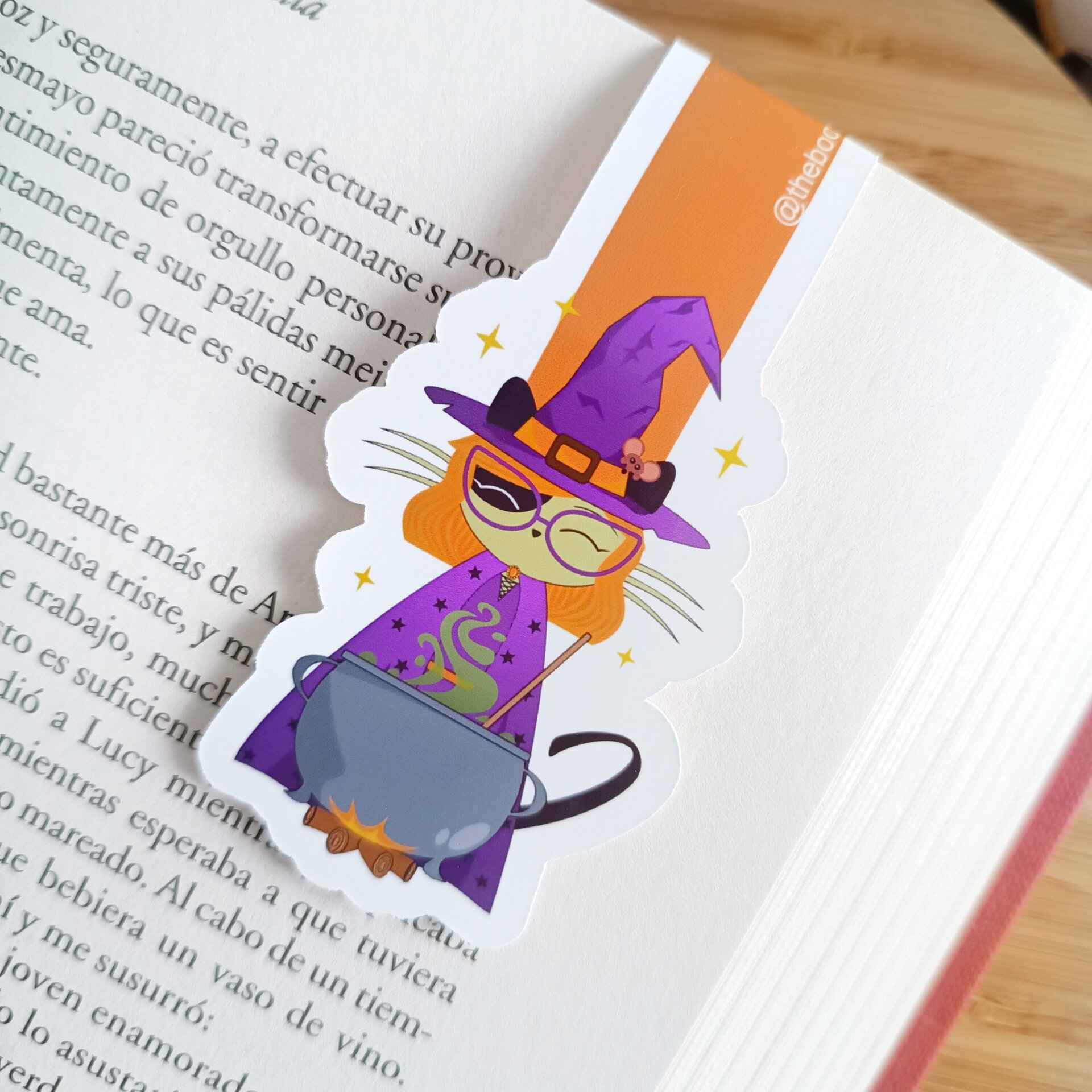 Marcapáginas literarios de gatos - Estilo Halloween con disfraces espeluznantes - 5