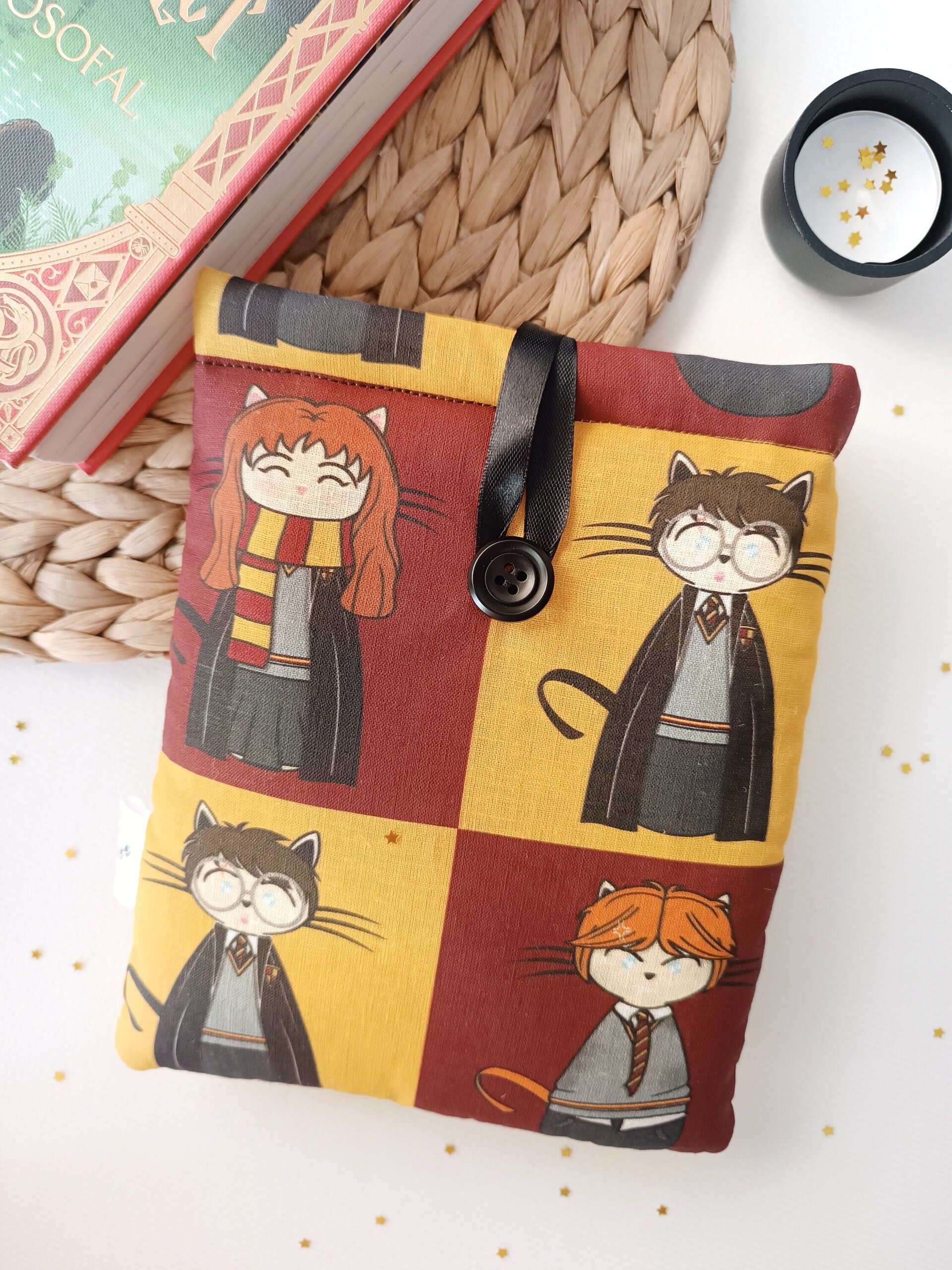 Funda Gatos Mágicos Disfrazados de Harry Potter - Diseño Original y Divertido - 3
