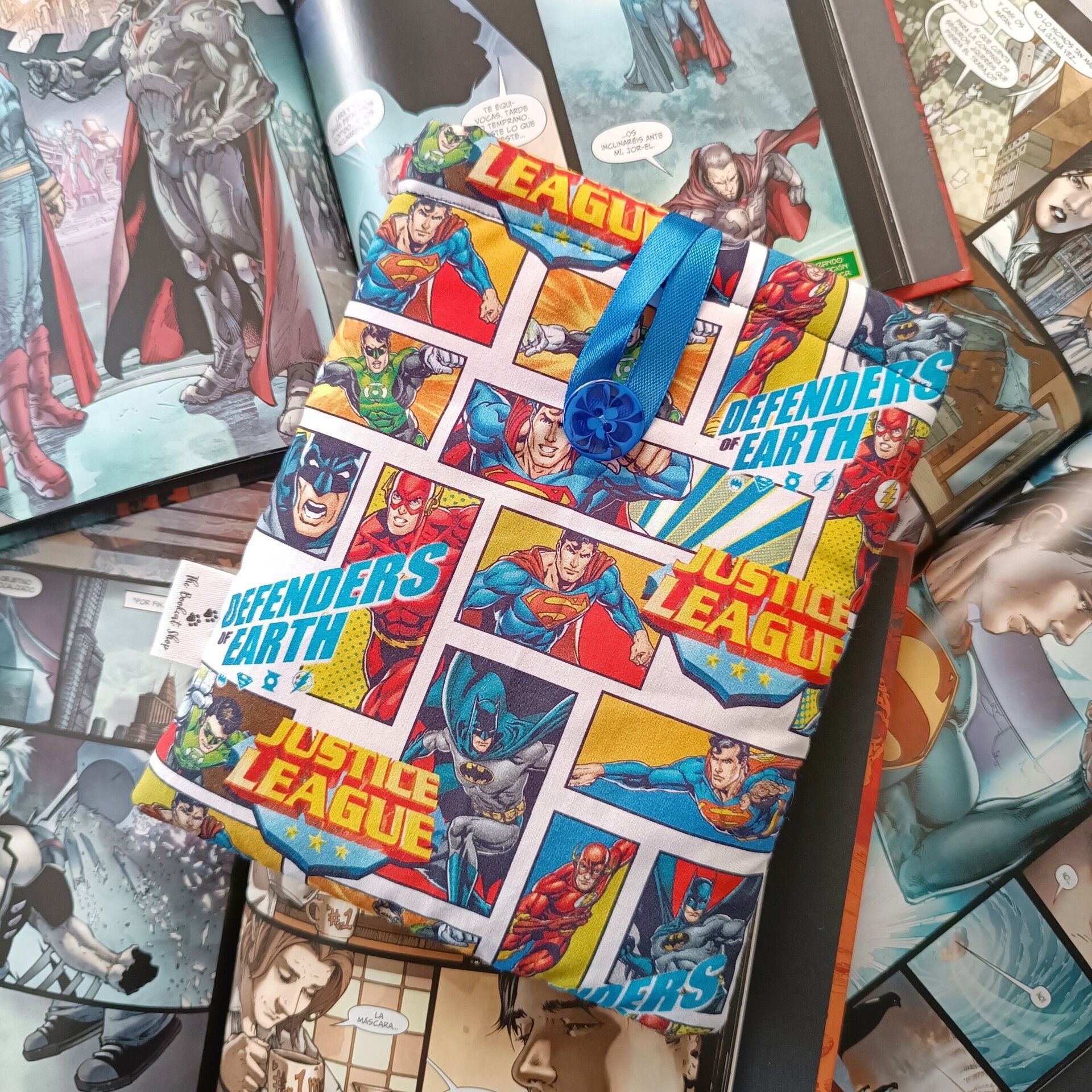 Funda de libro de Superhéroes de DC Comics – Protege tu lectura con poder y esti - 2