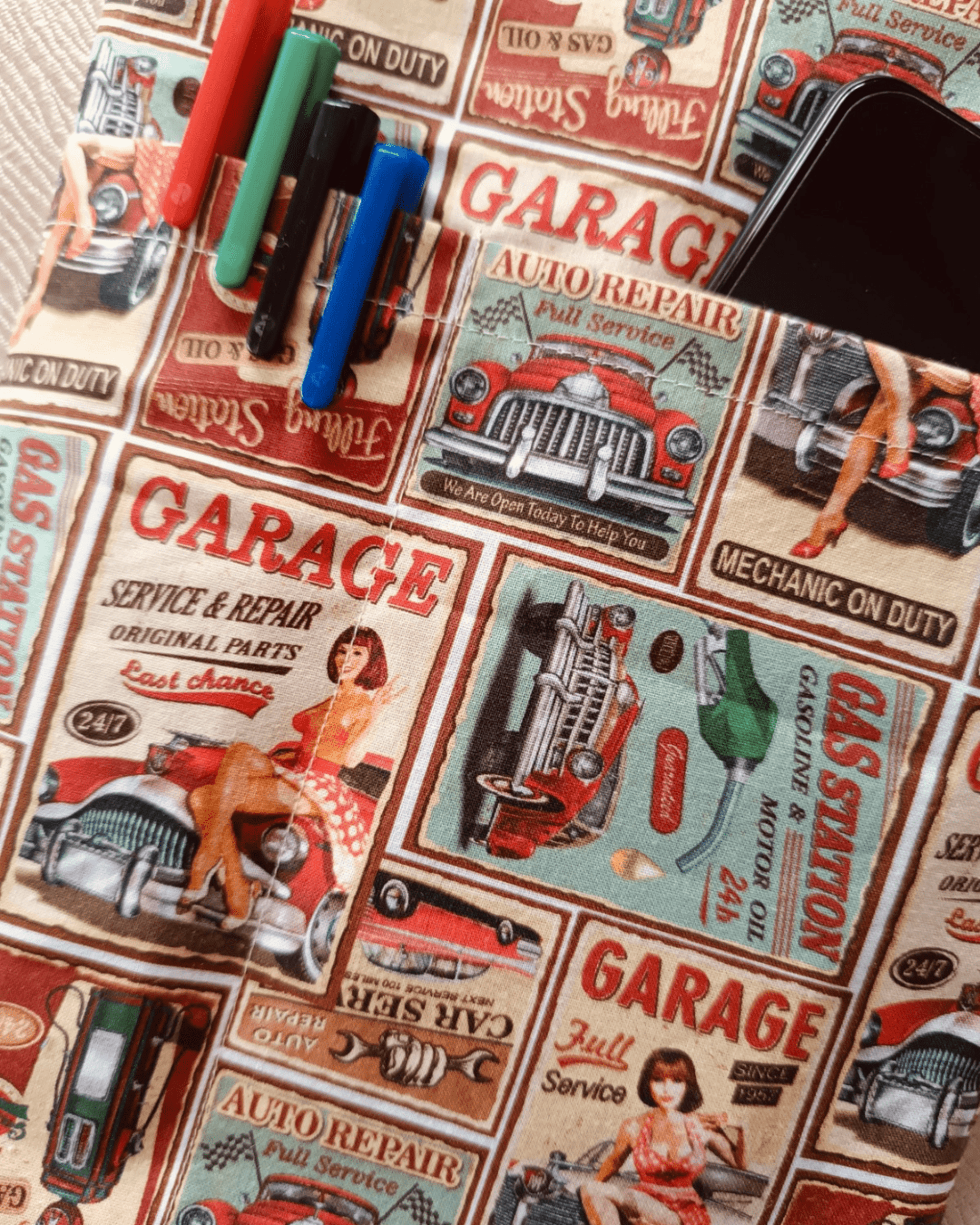 Funda para tablet - Diseño retro inspirado en el pin-up clásico - 4