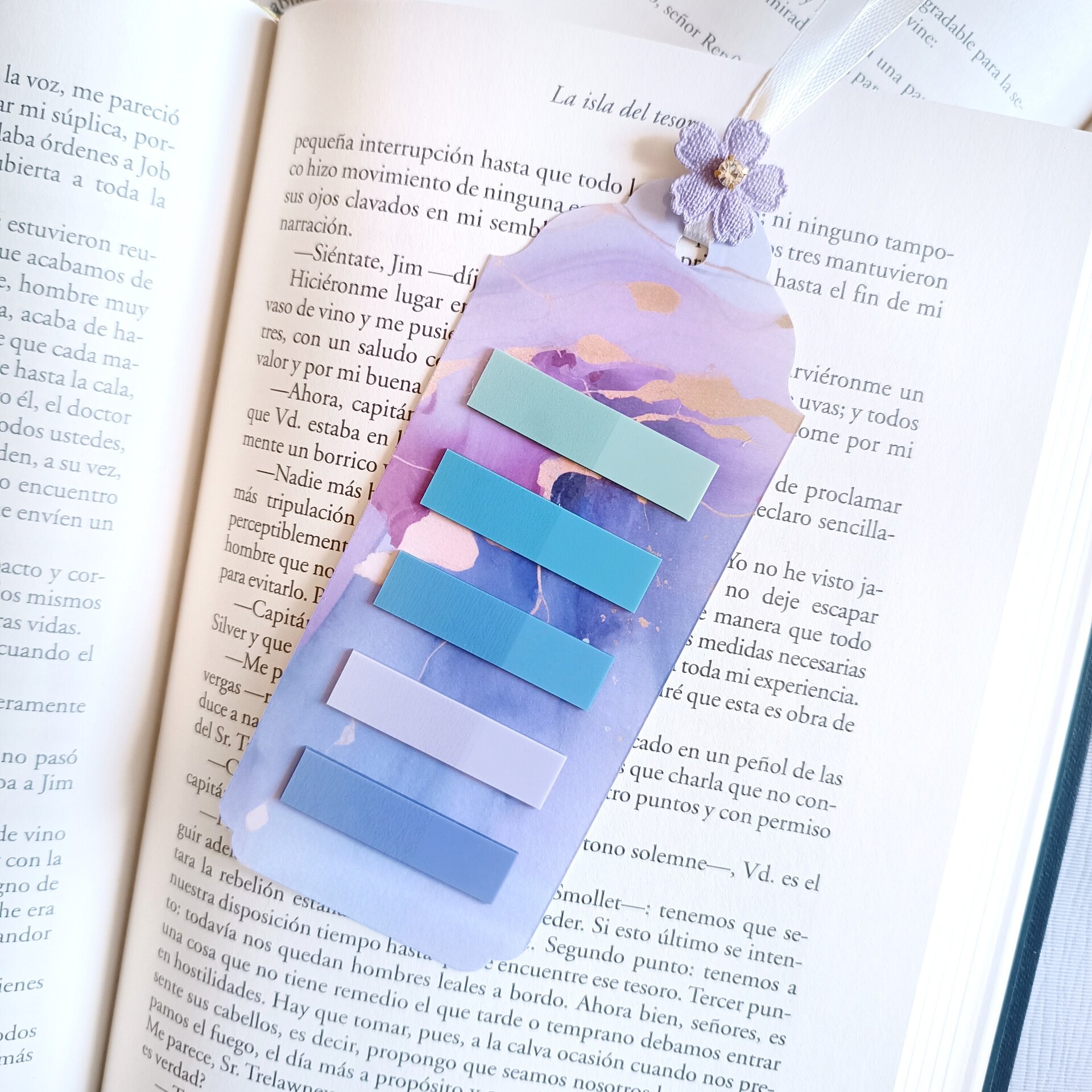Marcapáginas con post-its - Diseño funcional y colorido a juego con tus libros - 10