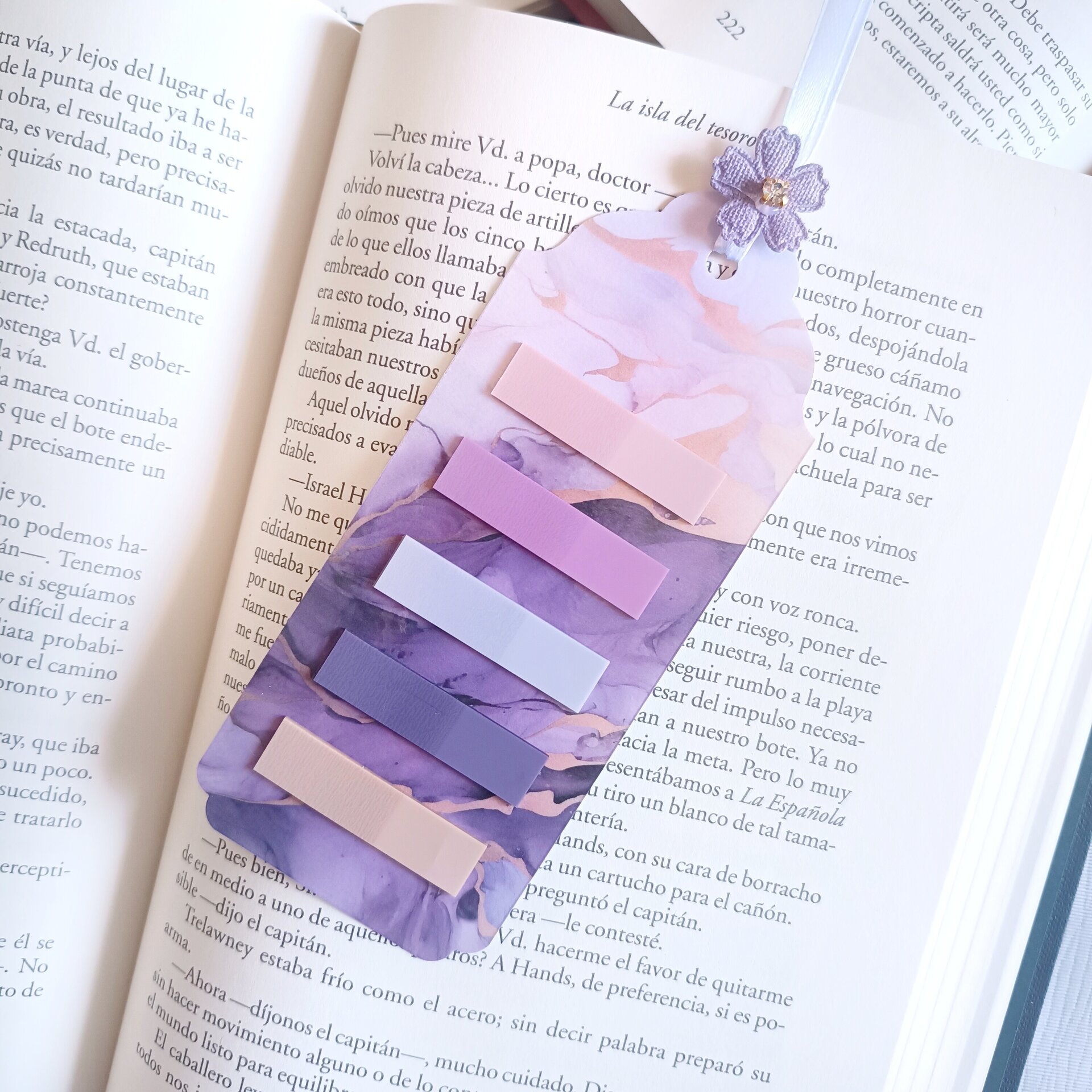 Marcapáginas con post-its - Diseño funcional y colorido a juego con tus libros - 14
