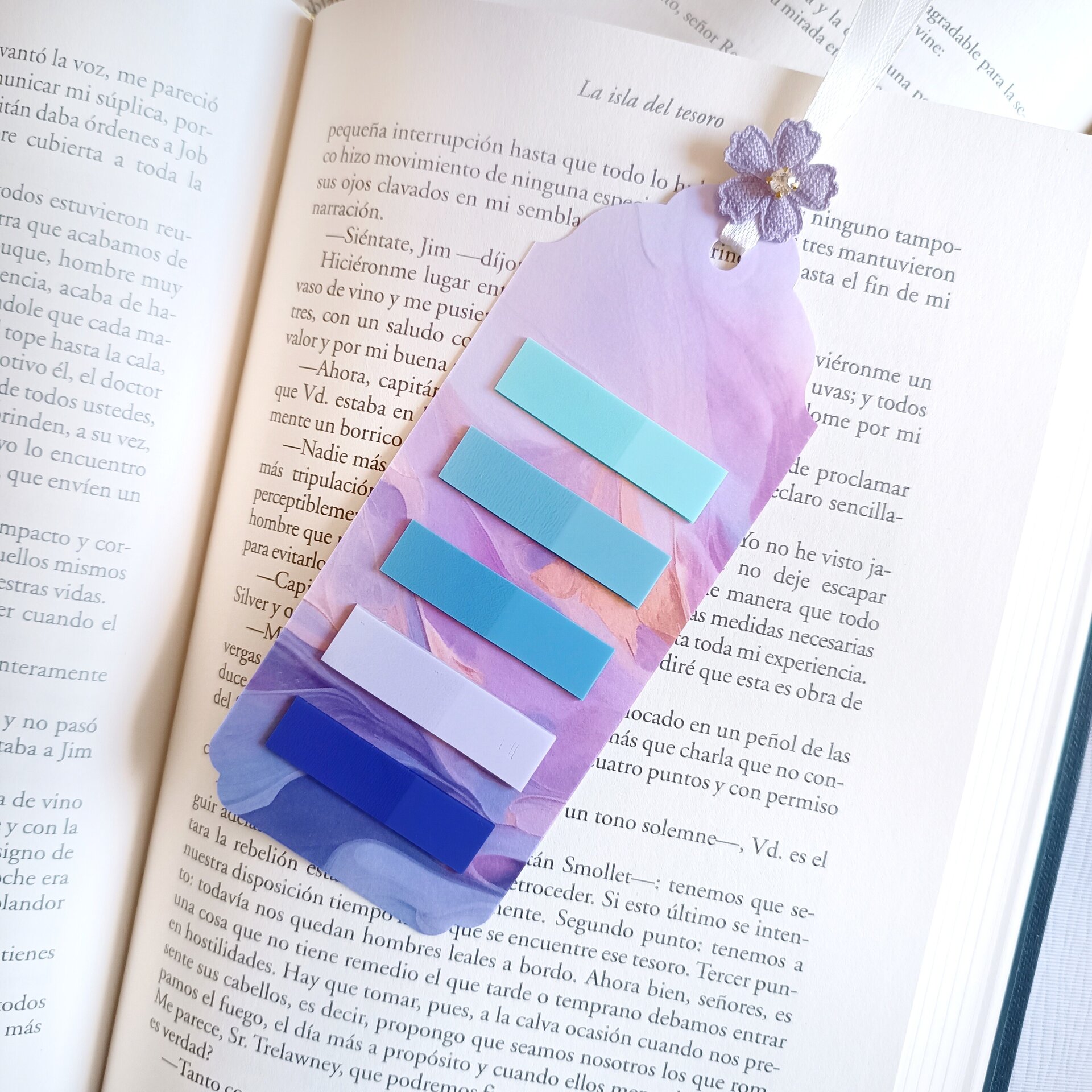 Marcapáginas con post-its - Diseño funcional y colorido a juego con tus libros - 7