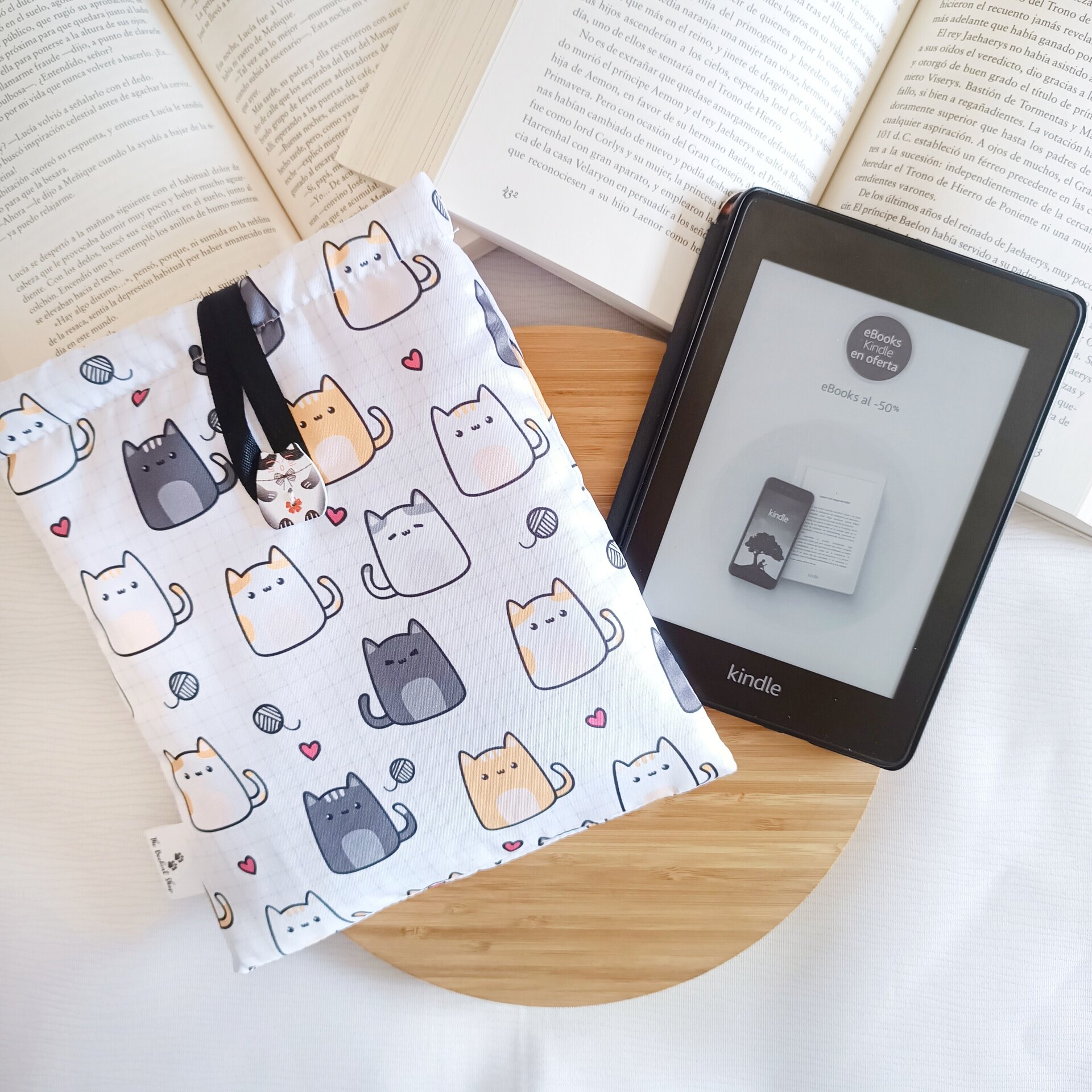 Funda de libro - Gatitos divertidos y adorables para tus lecturas - 6