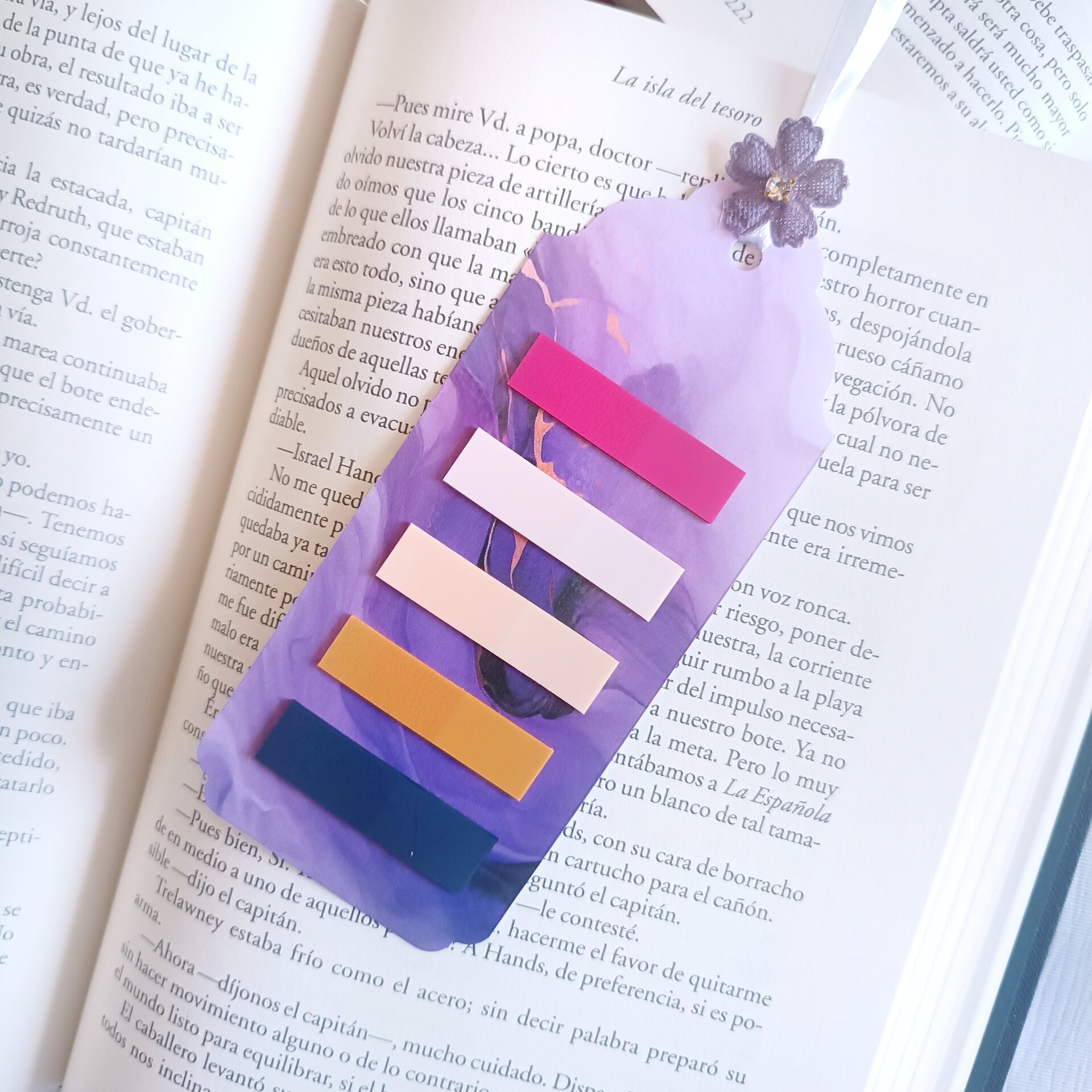 Marcapáginas con post-its - Diseño funcional y colorido a juego con tus libros - 12