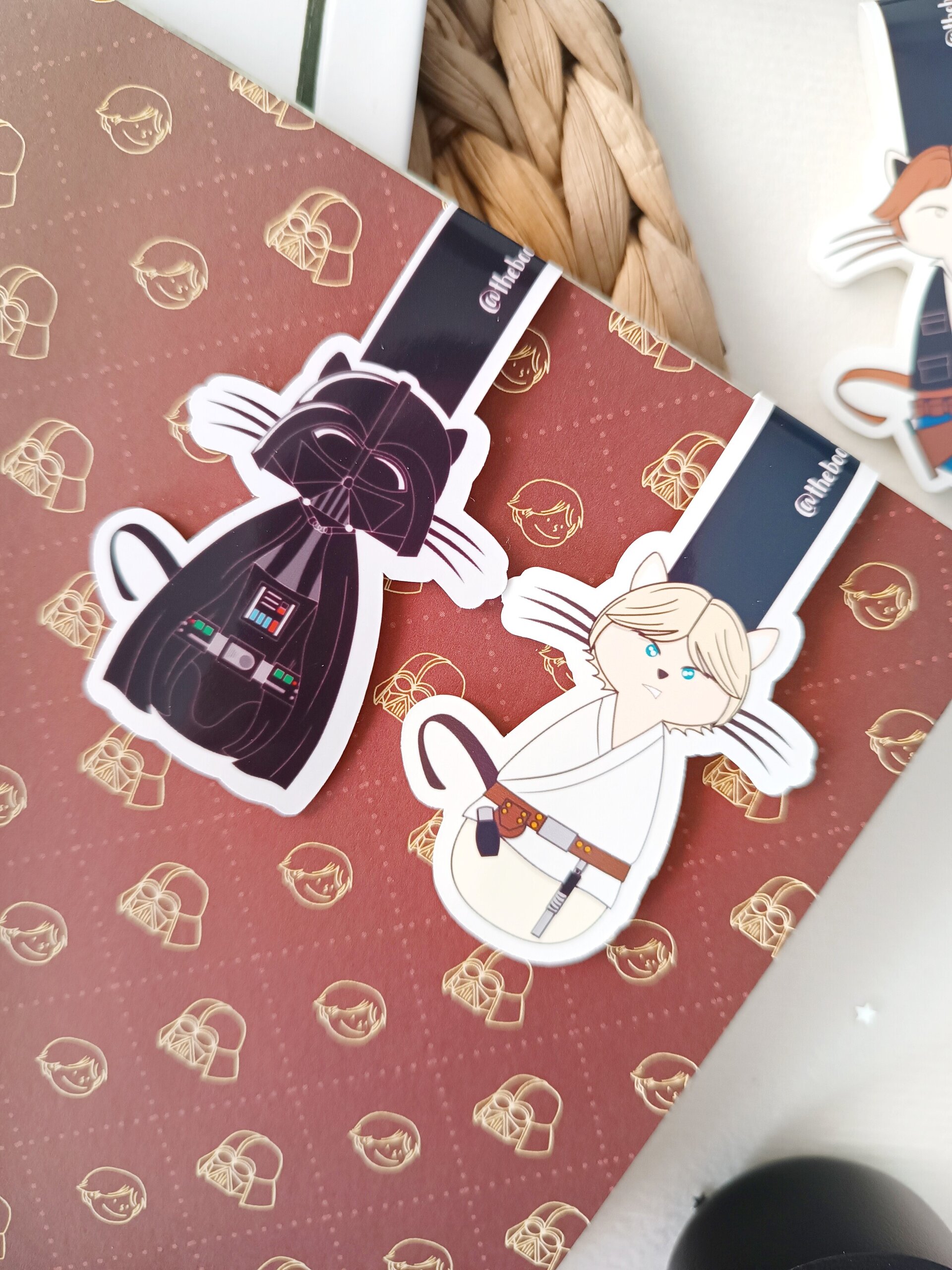 Marcapáginas gatitos Jedi - Con personajes galácticos - 3