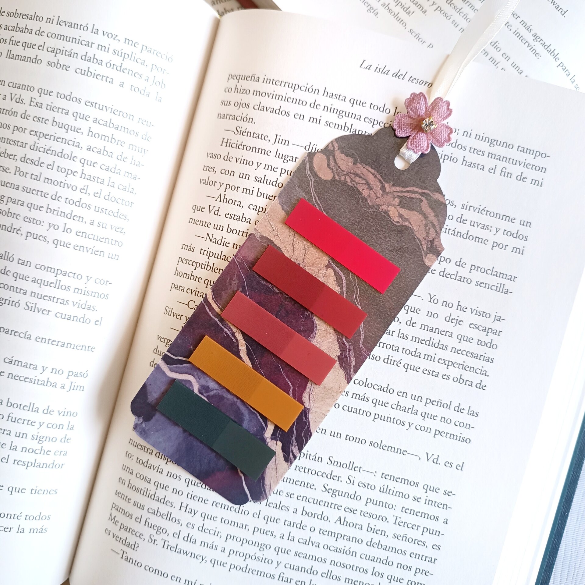 Marcapáginas con post-its - Diseño funcional y colorido a juego con tus libros - 5