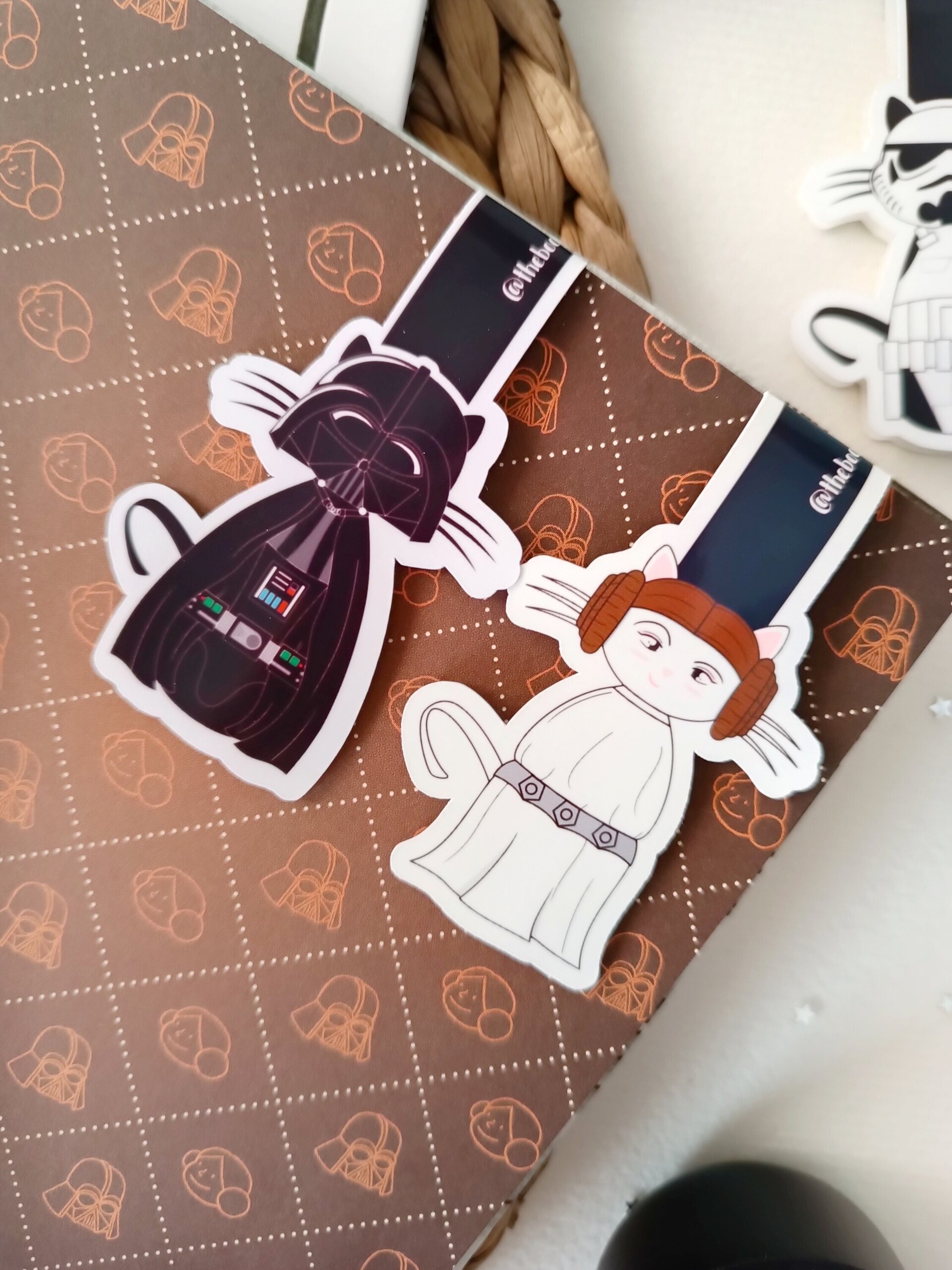 Marcapáginas gatitos Jedi - Con personajes galácticos - 7
