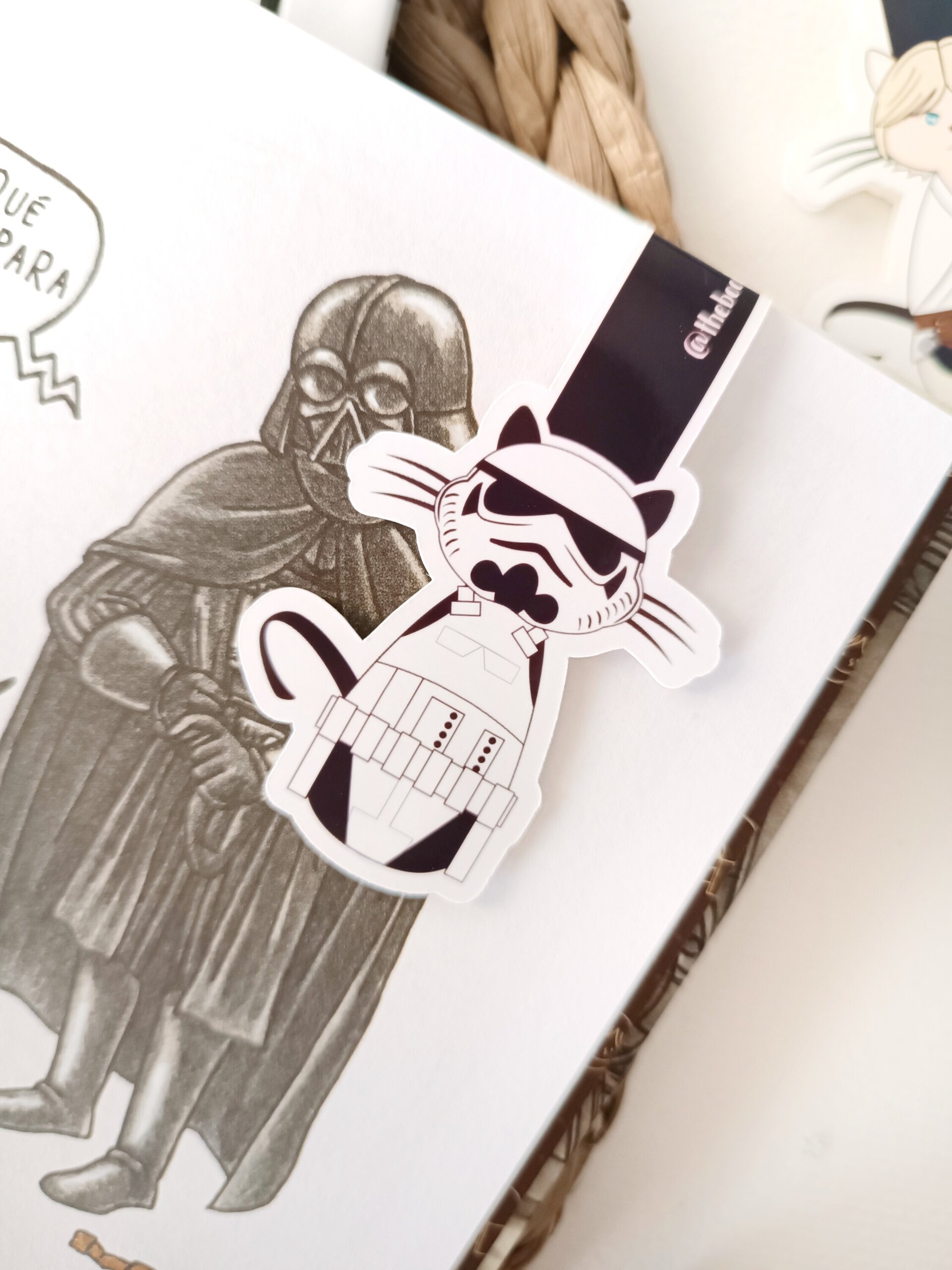 Marcapáginas gatitos Jedi - Con personajes galácticos - 6