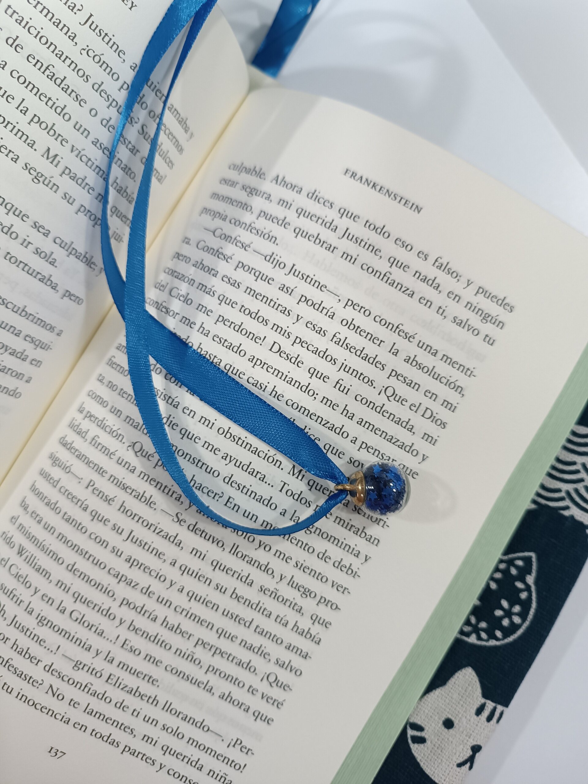 Funda de libro (solapas) - Gato japonés - 5