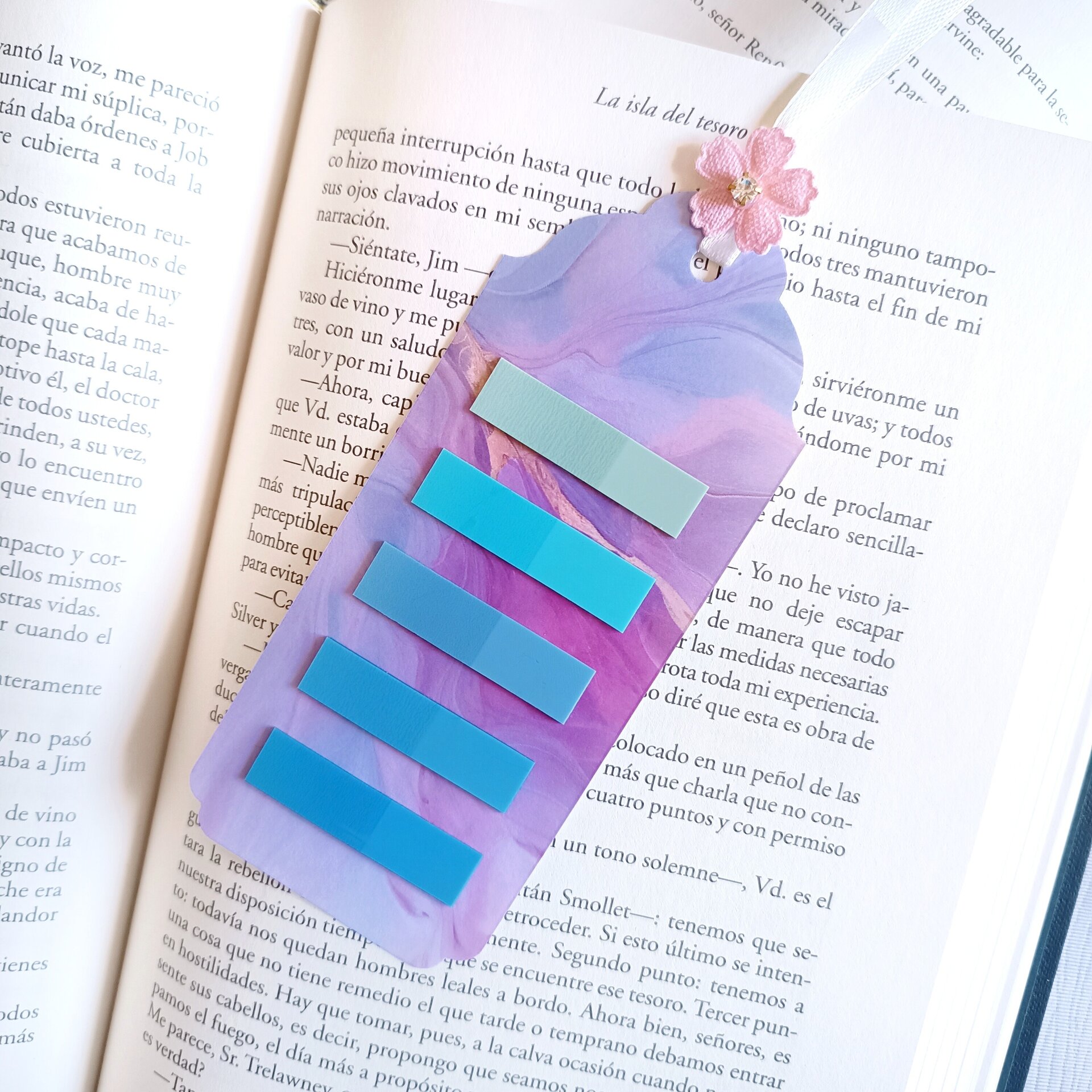 Marcapáginas con post-its - Diseño funcional y colorido a juego con tus libros - 8