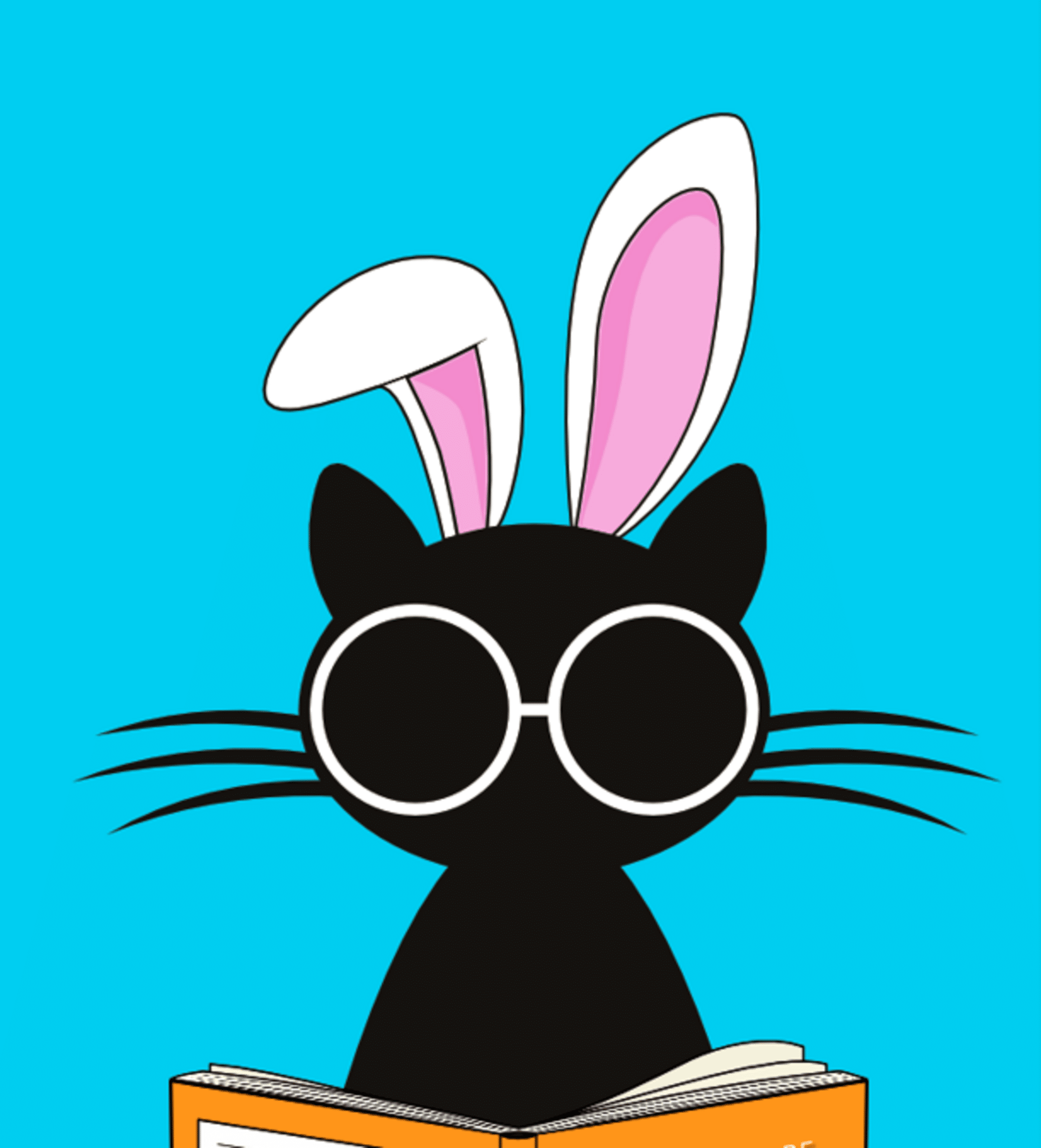 Marcapáginas de gato conejito de Pascua - Lleva la magia de la primavera - 3