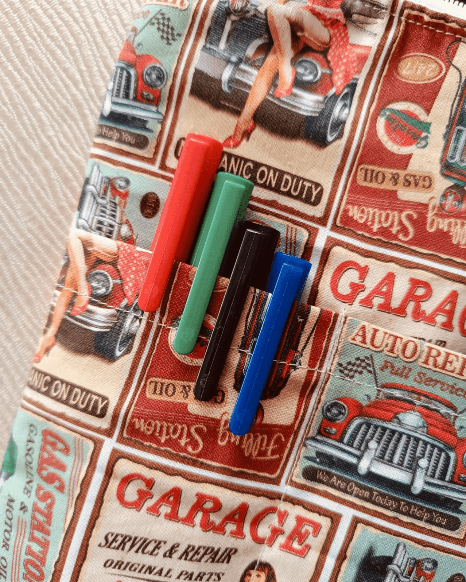 Funda para tablet - Diseño retro inspirado en el pin-up clásico - 3